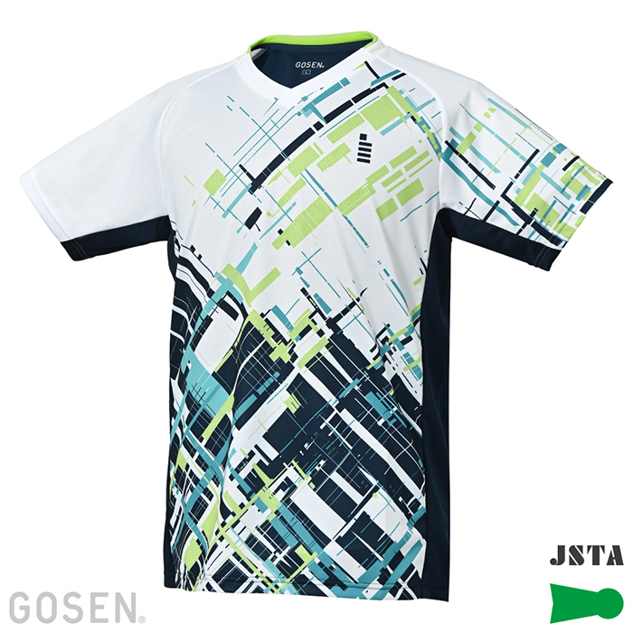 T2520 ゲームシャツ | ゴーセン ゲームウェア（ユニセックス）,襟なし