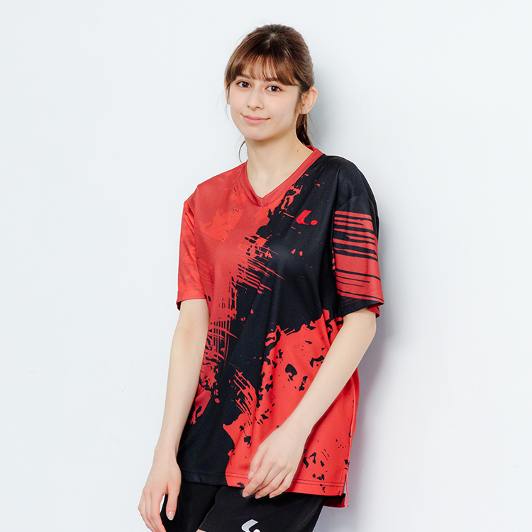 XLH-364 ゲームシャツ（襟なし） | ルーセント ゲームウェア（ユニ